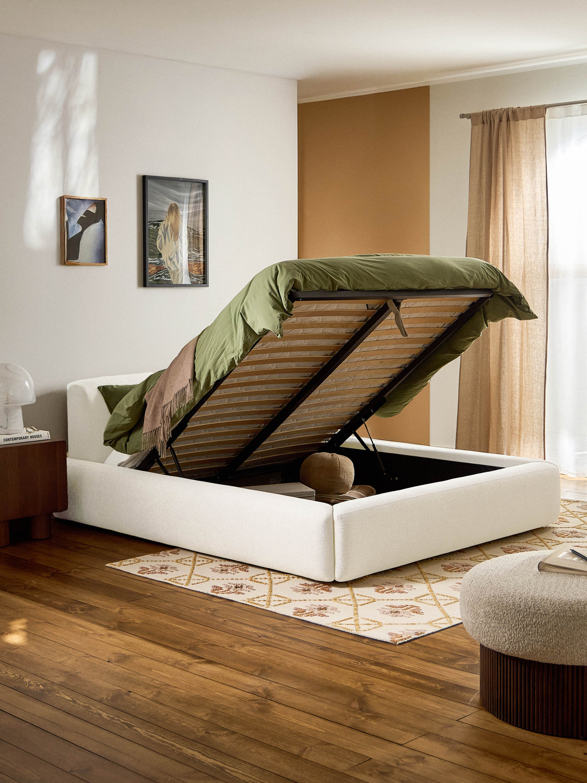Melbrandt Upholstered Storage Bed
