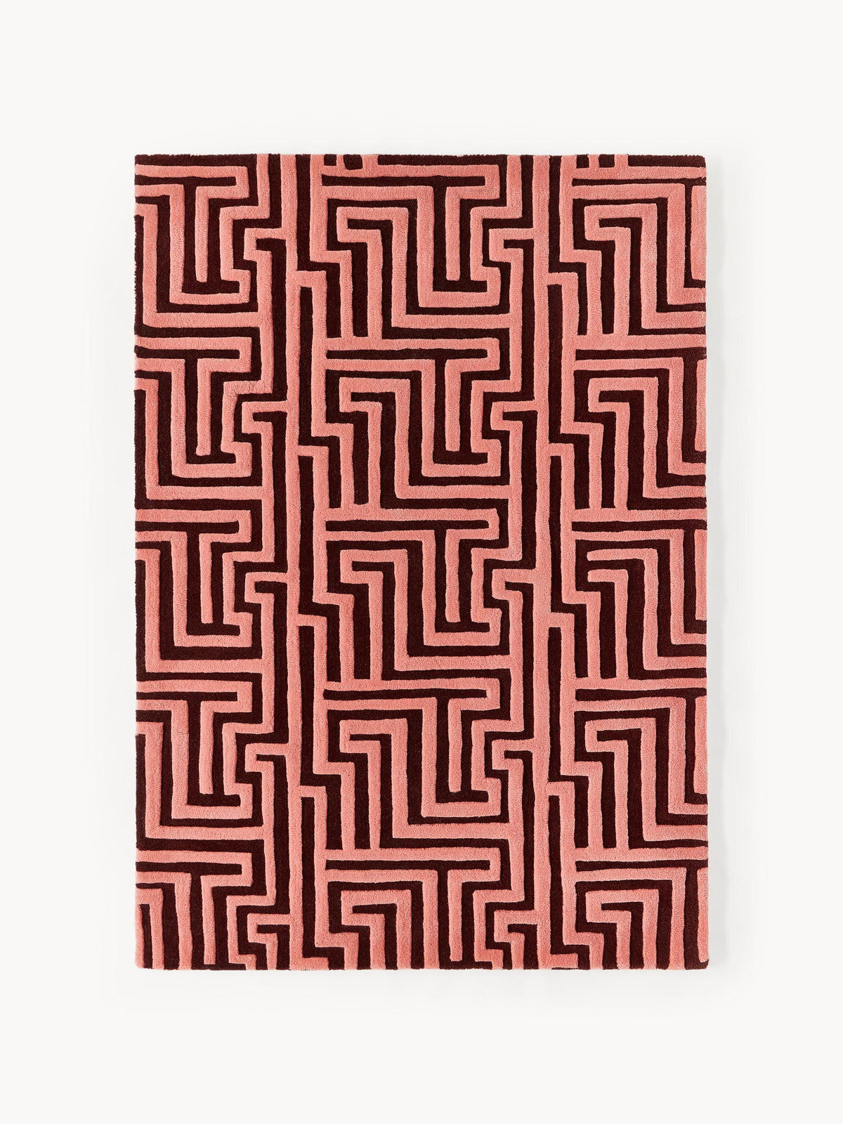 Montrup Wool Rug, Hand-Tufted, with Raised High-Low Texture