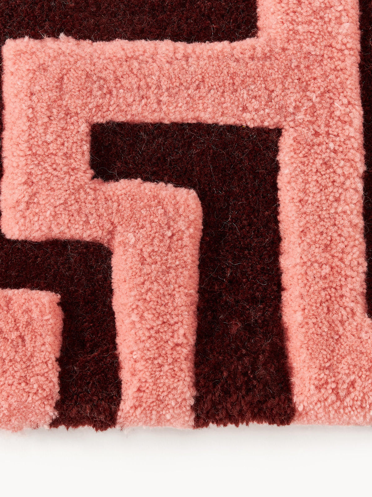 Montrup Wool Rug, Hand-Tufted, with Raised High-Low Texture