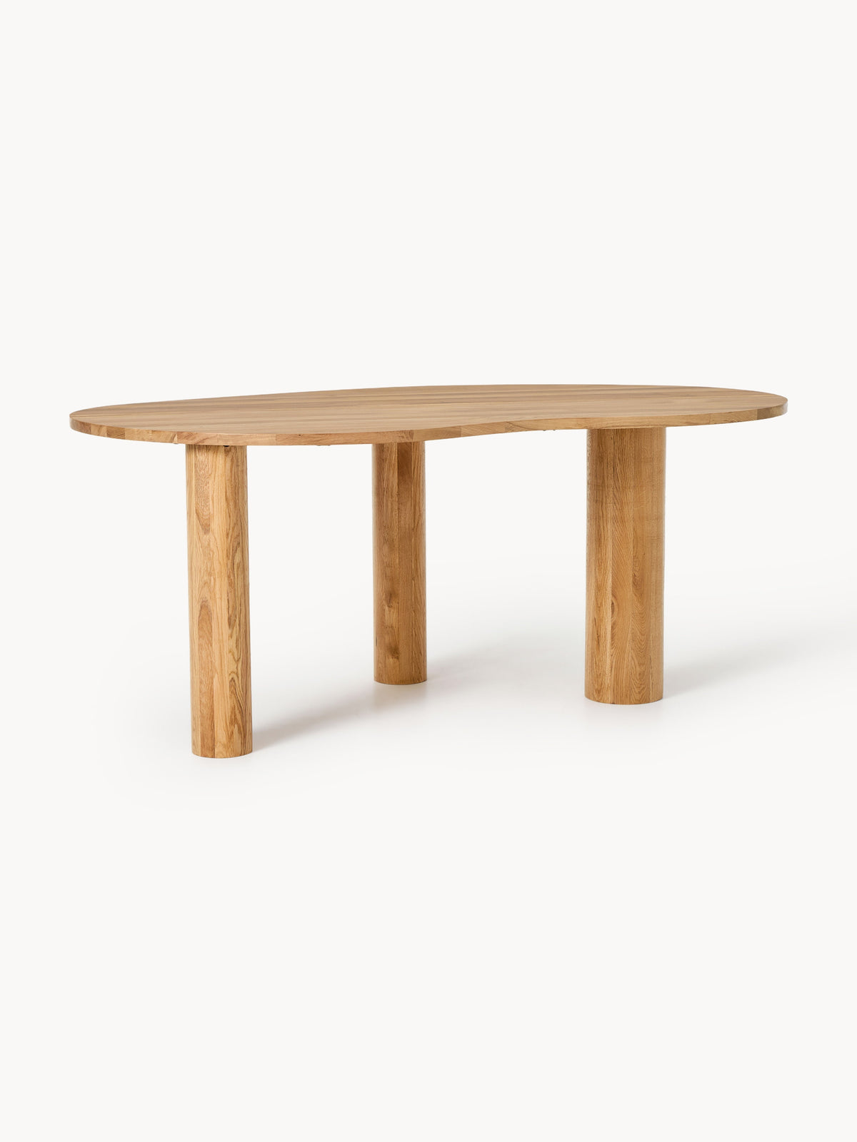 Narbusch Oak Dining Table with Organic Shape, in Various Sizes