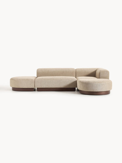 Natburgh Modular Corner Sofa in Teddy Bouclé