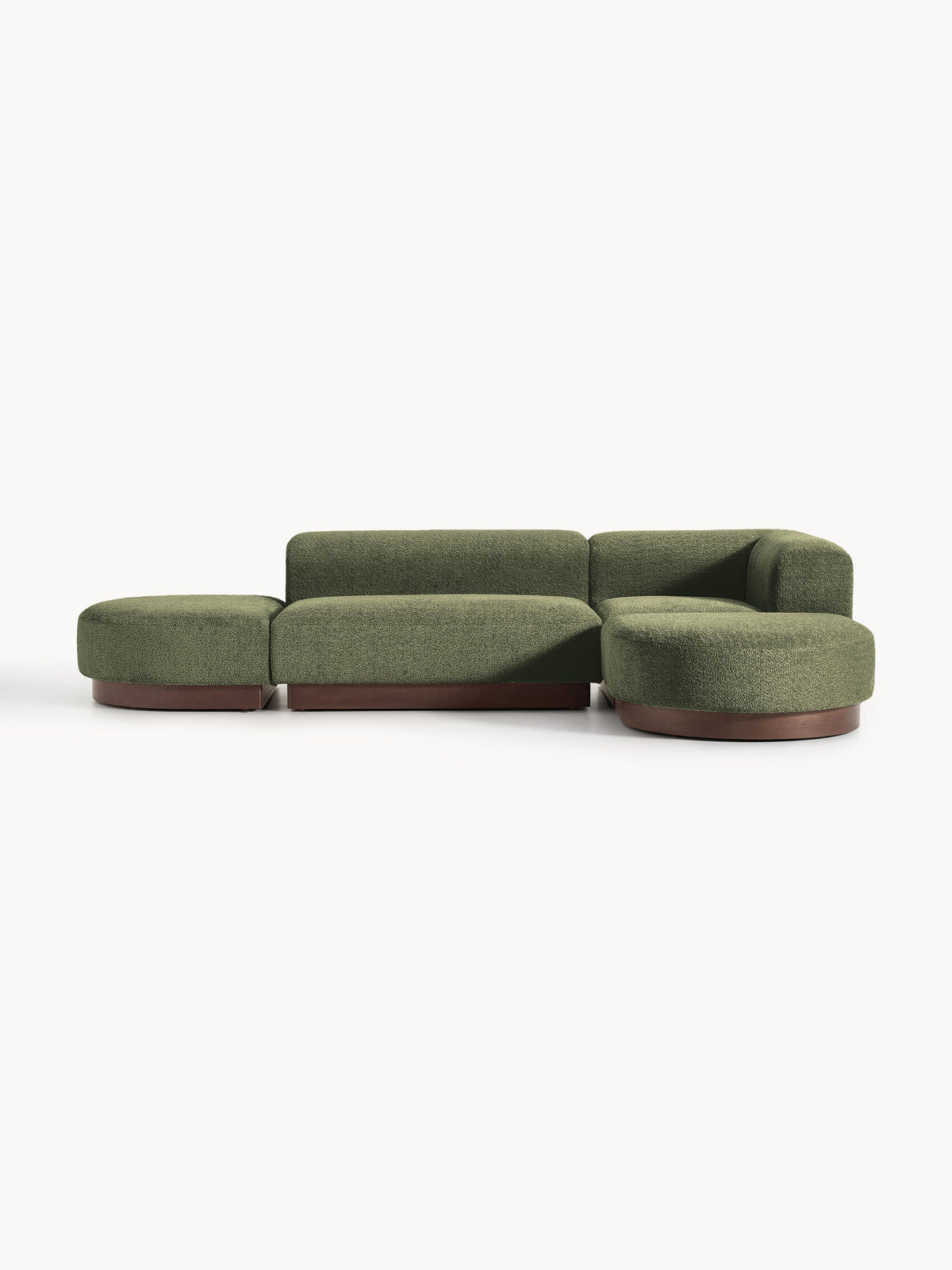 Natburgh Modular Corner Sofa in Teddy Bouclé