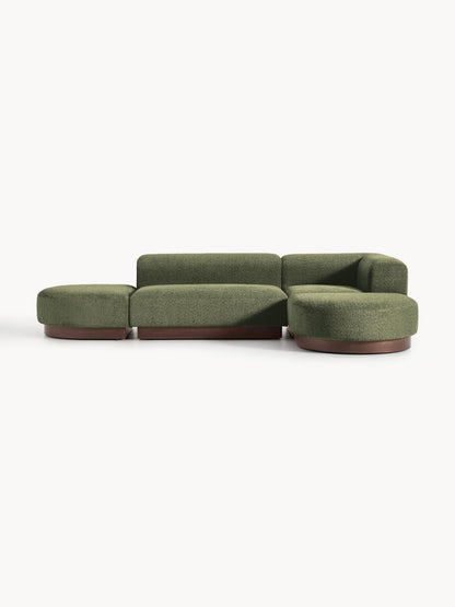 Natburgh Modular Corner Sofa in Teddy Bouclé