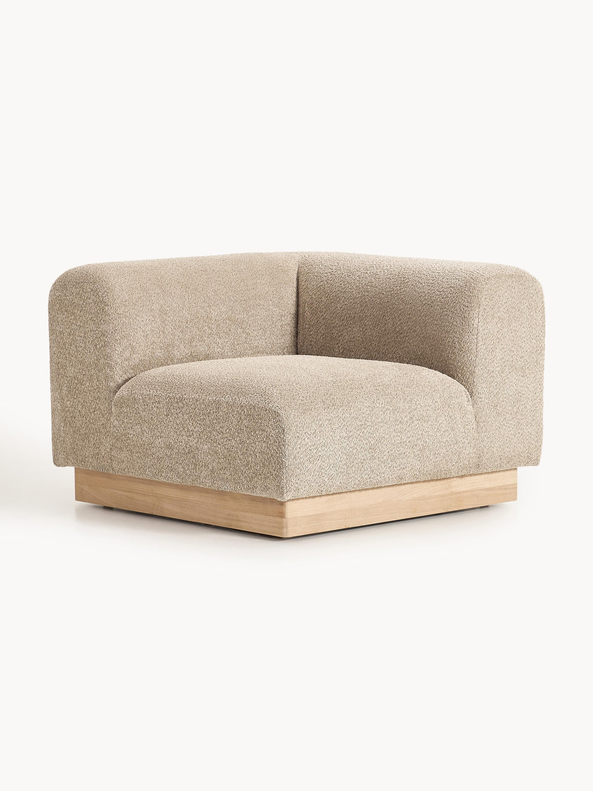 Natburgh Teddy Bouclé Corner Module