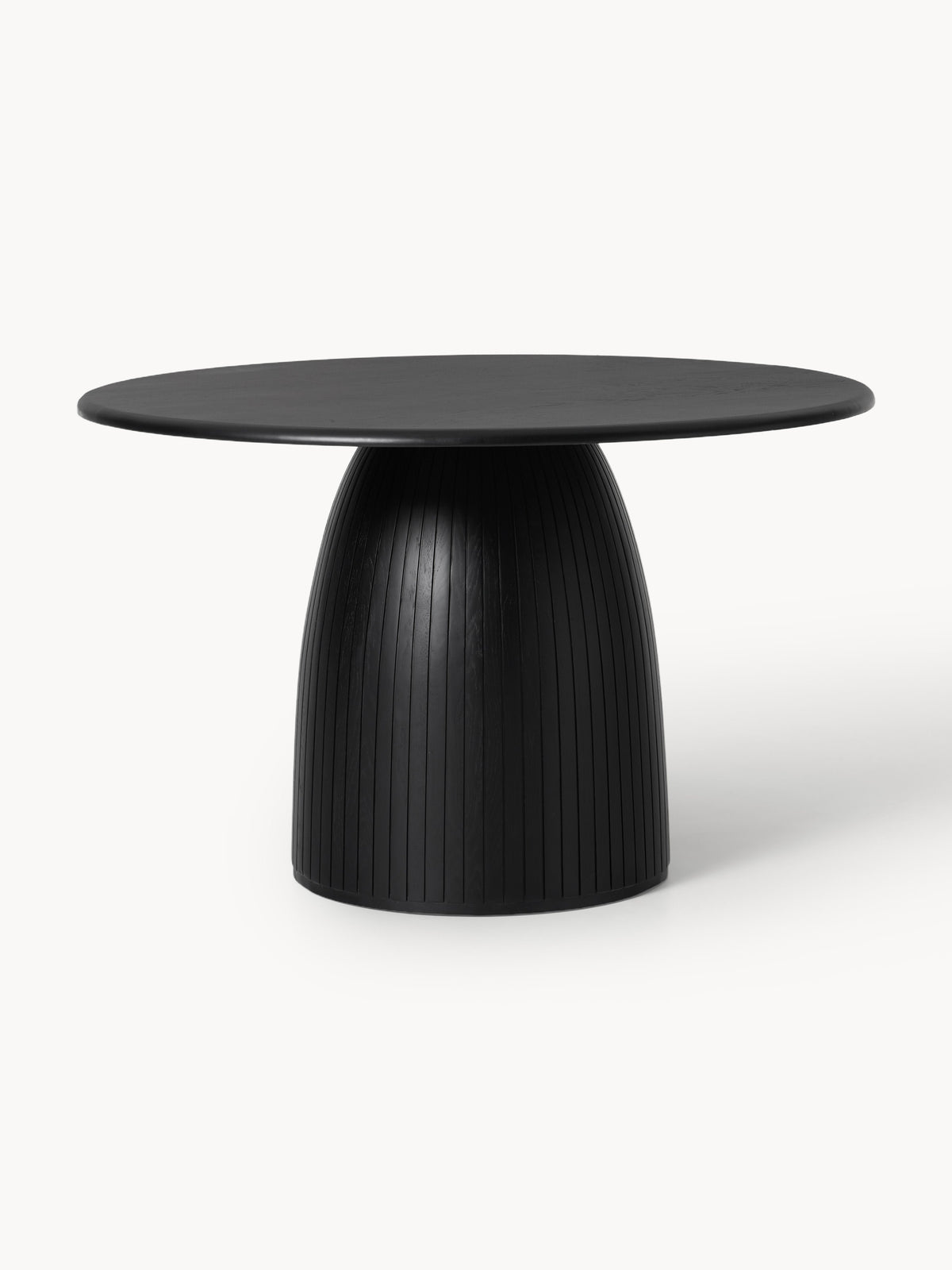 Nelscheid Round Dining Table with Fluted Texture, in Various Sizes