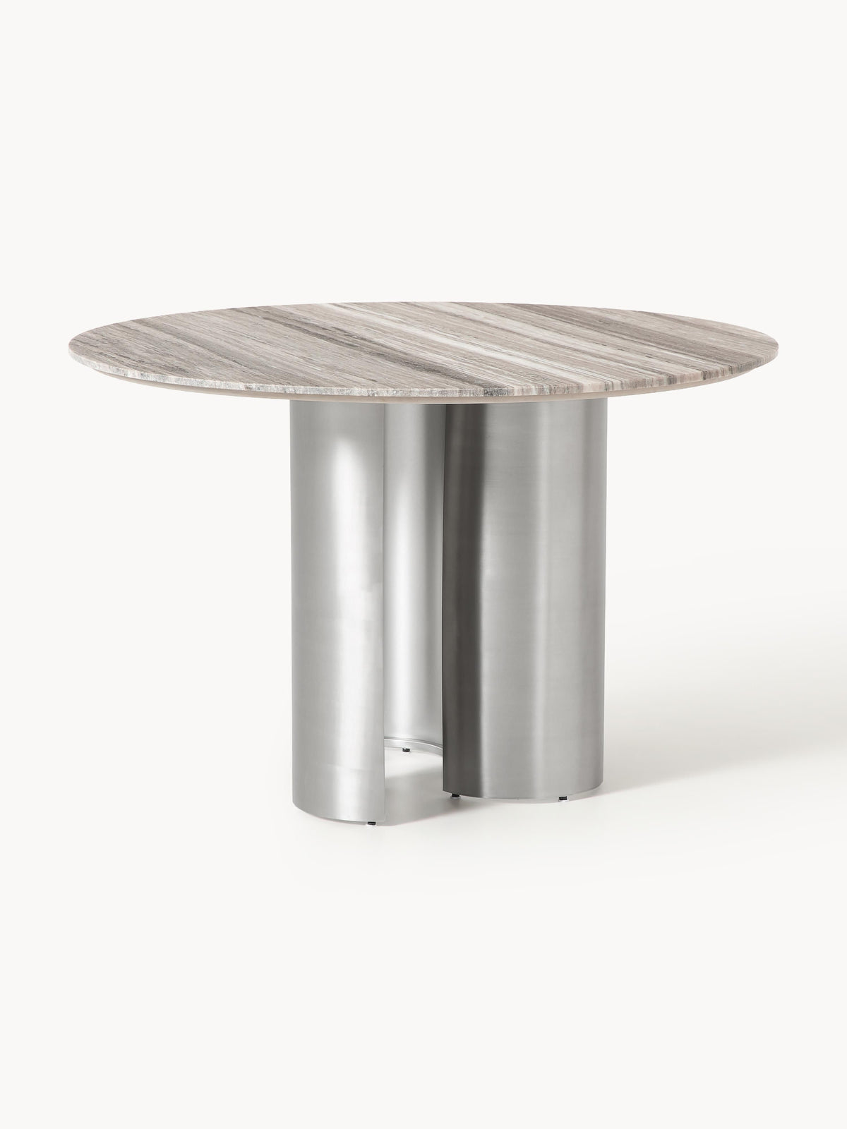 Noamgau Round Dining Table with Marble Tabletop, Ø 120 cm