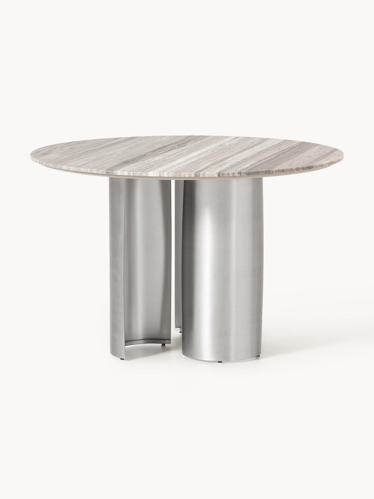 Noamgau Round Dining Table with Marble Tabletop, Ø 120 cm