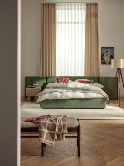 Otwalden Upholstered Bed with Folding Headboard