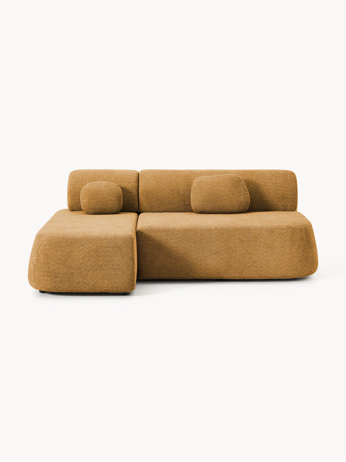Paolwitz Sofa Bed in Teddy Bouclé with Storage