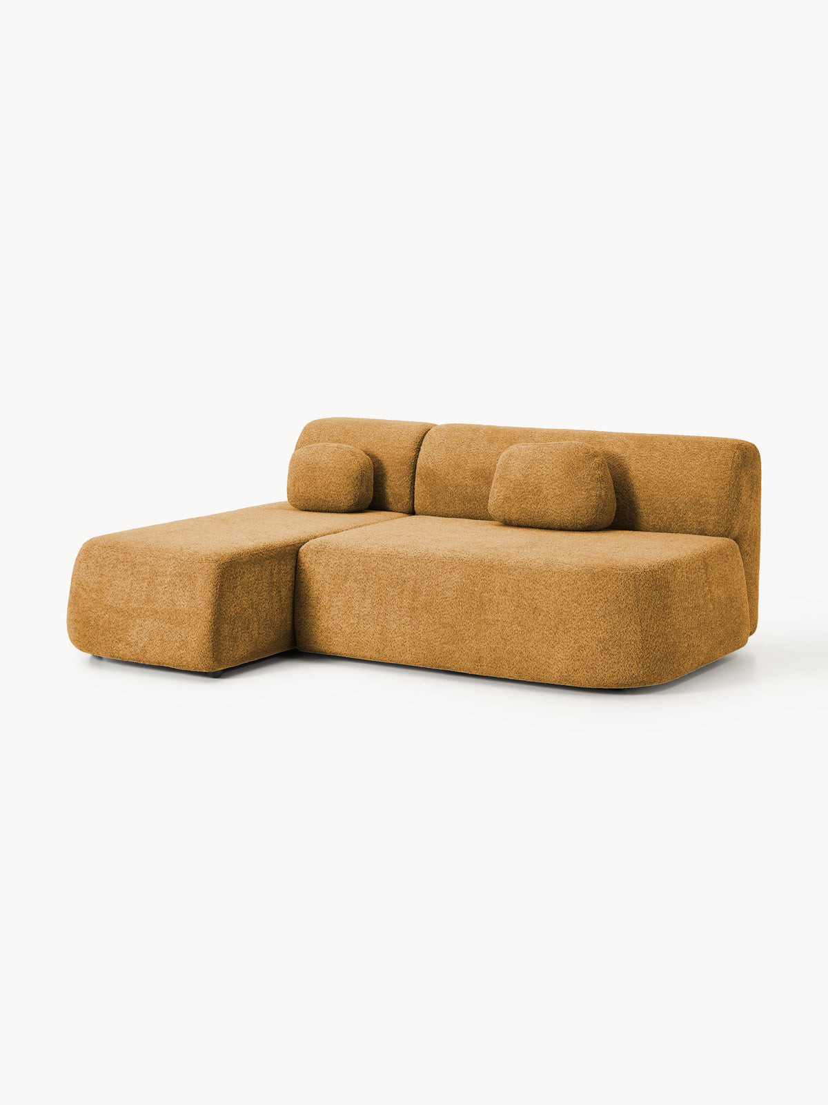 Paolwitz Sofa Bed in Teddy Bouclé with Storage