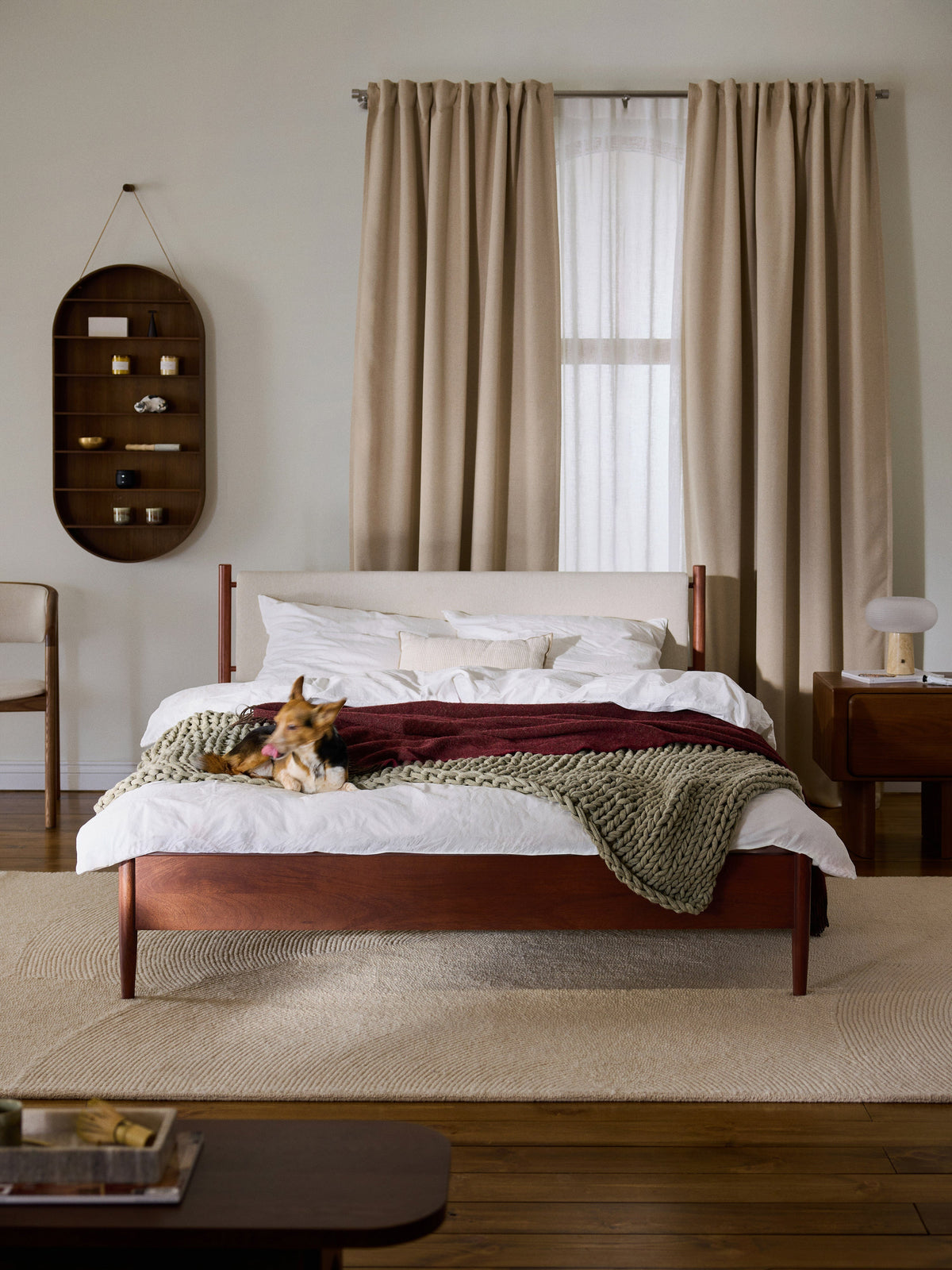 Paulrath Mango Wood Bed