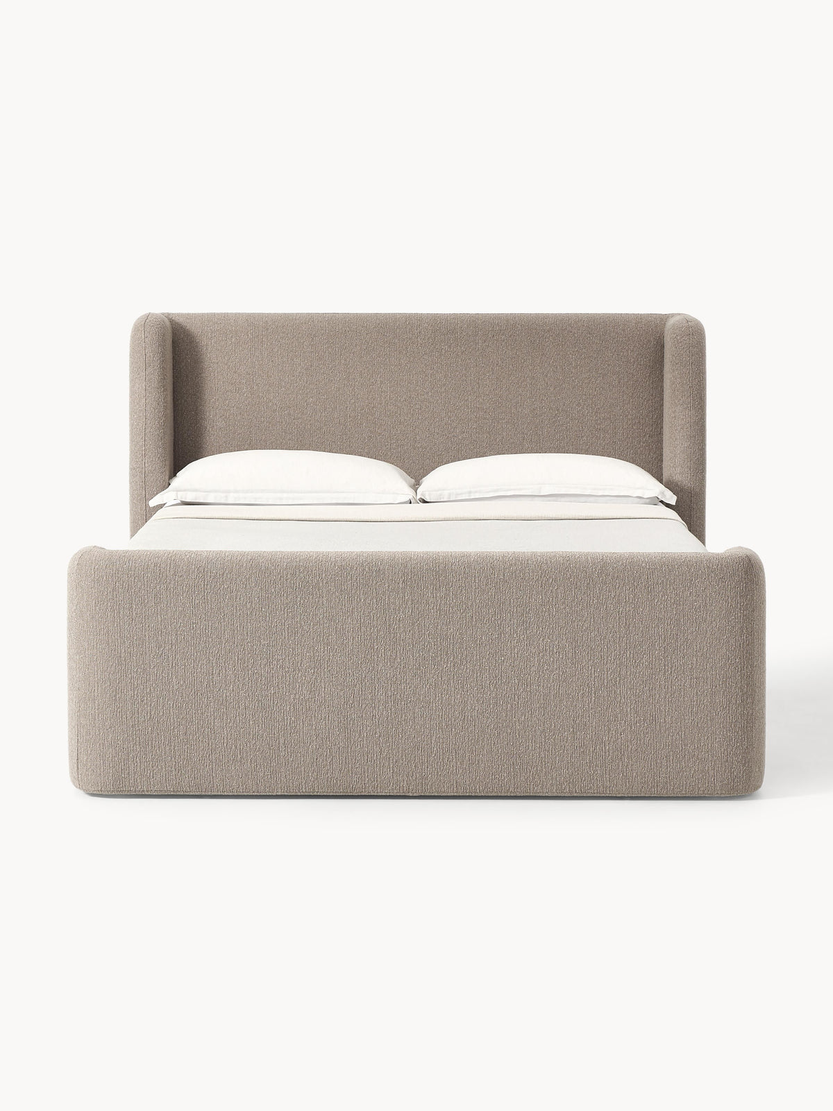 Perlmund Box Spring Bed in Bouclé