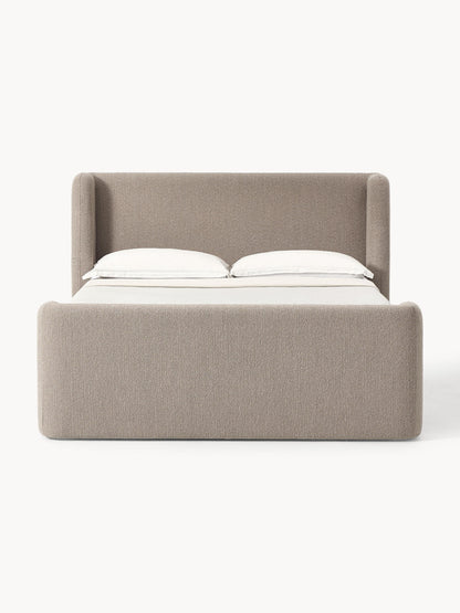 Perlmund Box Spring Bed in Bouclé