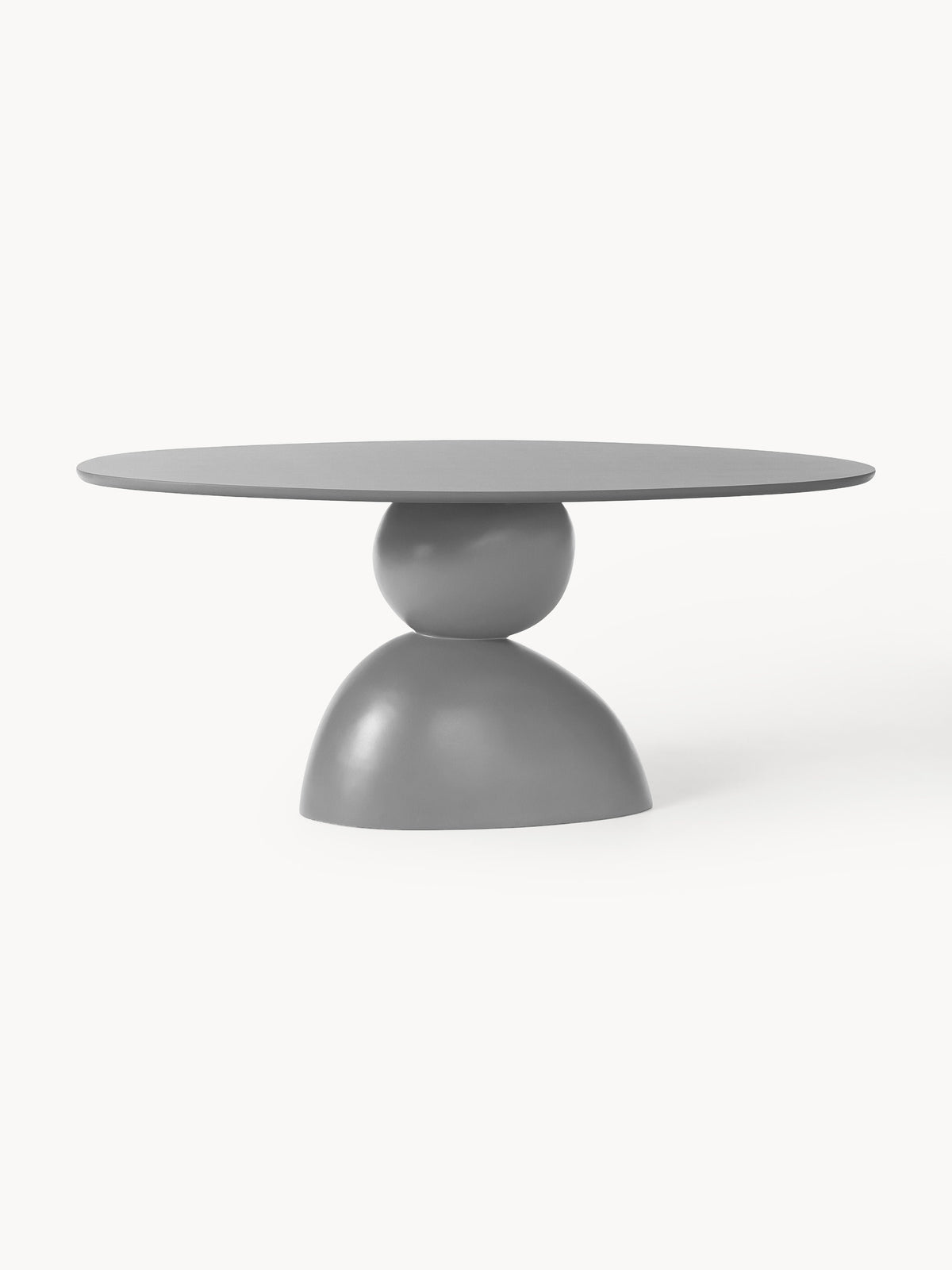 Sahrwede Oval Dining Table with Organic Design, 180 x 90 cm