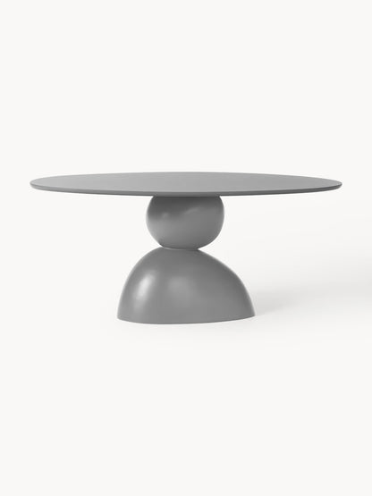 Sahrwede Oval Dining Table with Organic Design, 180 x 90 cm