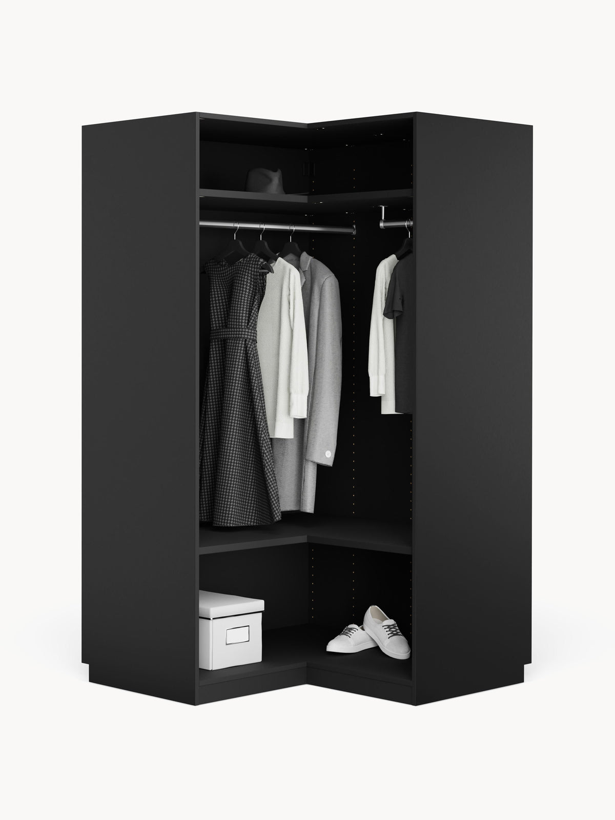 Simhoven Modular Corner Wardrobe, 115 cm Wide