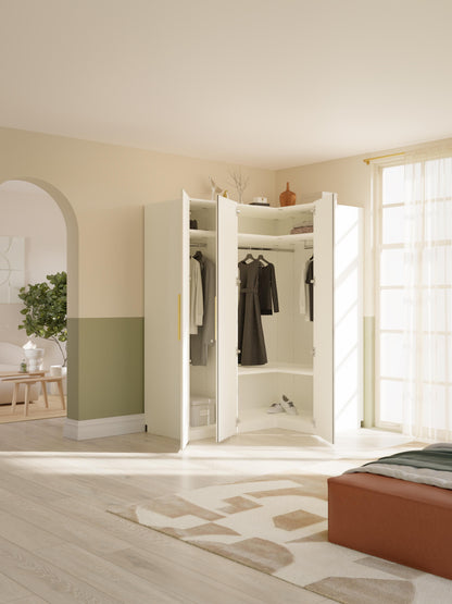 Simhoven Modular Corner Wardrobe, 165 cm Wide, in Various Sizes