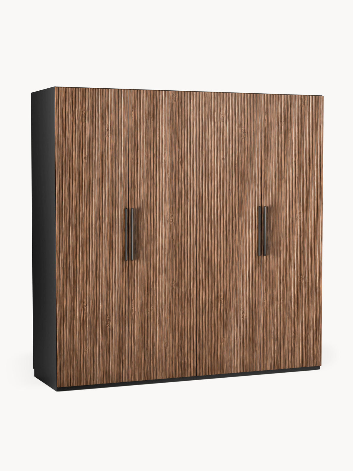 Simhoven Modular Hinged-Door Wardrobe, 200 cm Wide, in Various Sizes