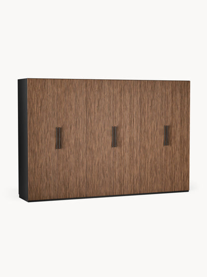 Simhoven Modular Hinged-Door Wardrobe, 300 cm Wide, in Various Sizes
