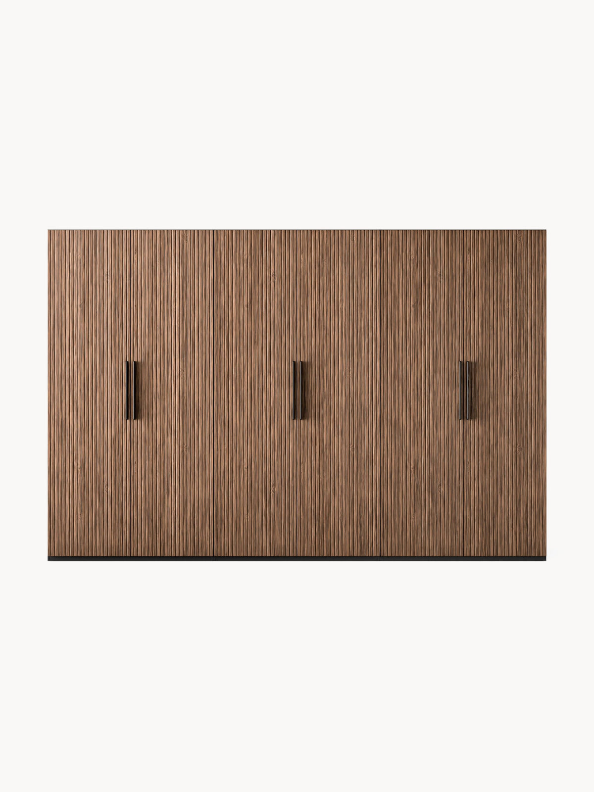 Simhoven Modular Hinged-Door Wardrobe, 300 cm Wide, in Various Sizes