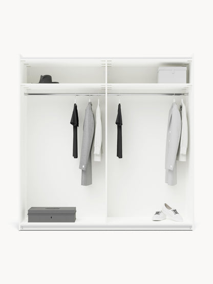 Simhoven Modular Sliding-Door Wardrobe, 200 cm Wide, in Various Sizes