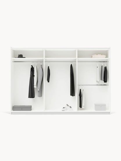 Simhoven Modular Sliding-Door Wardrobe, 300 cm Wide, in Various Sizes