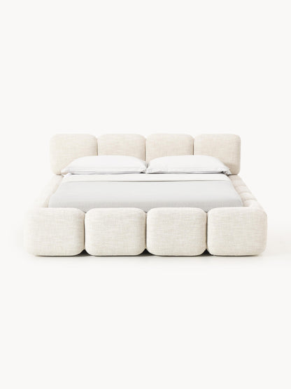 Taybergh Bouclé Upholstered Bed
