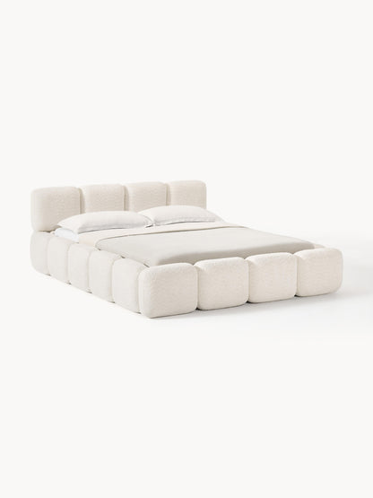 Taybergh Teddy Bouclé Upholstered Bed
