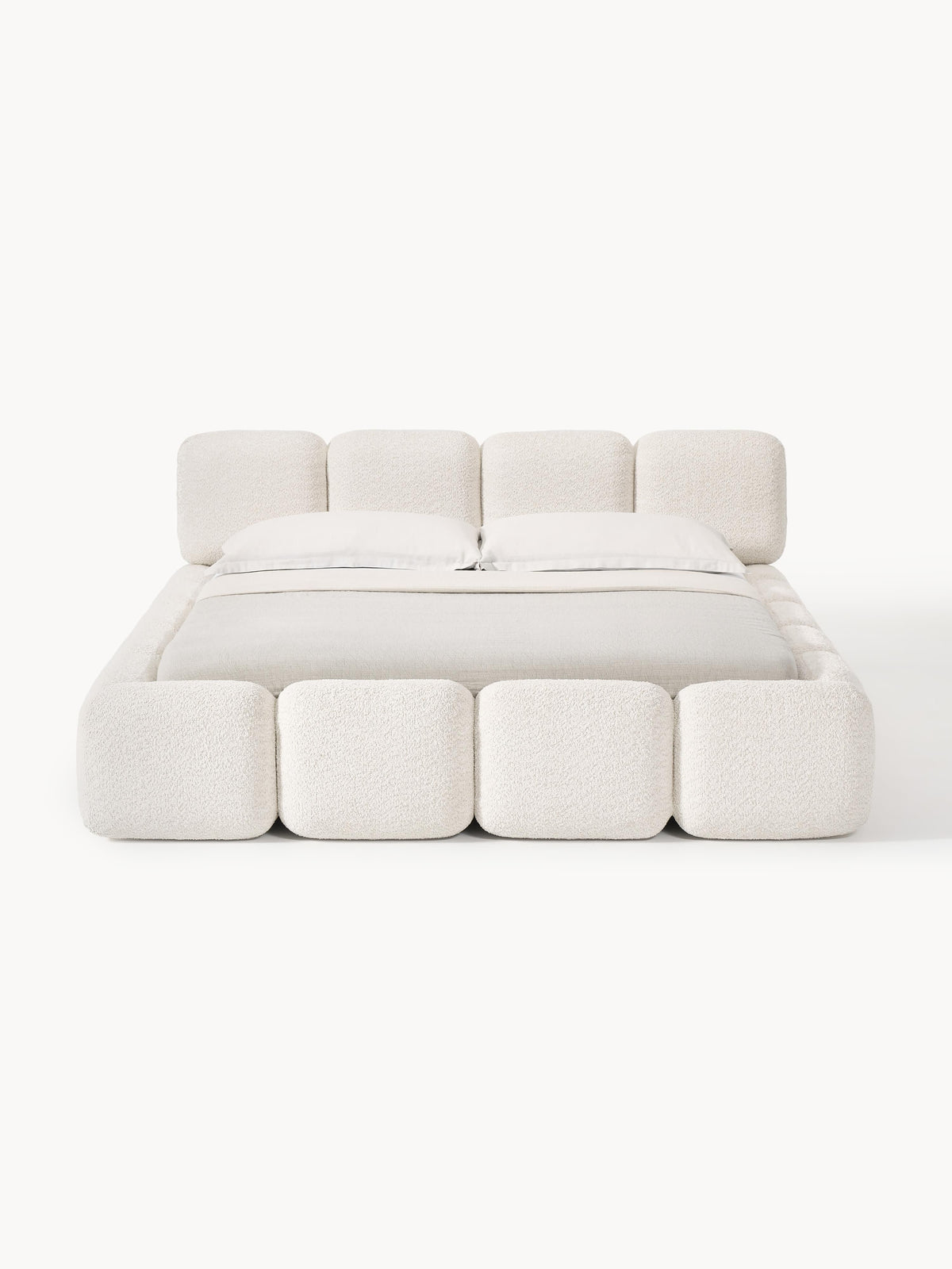 Taybergh Teddy Bouclé Upholstered Bed
