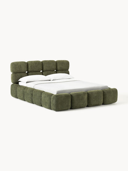 Taybergh Teddy Bouclé Upholstered Bed