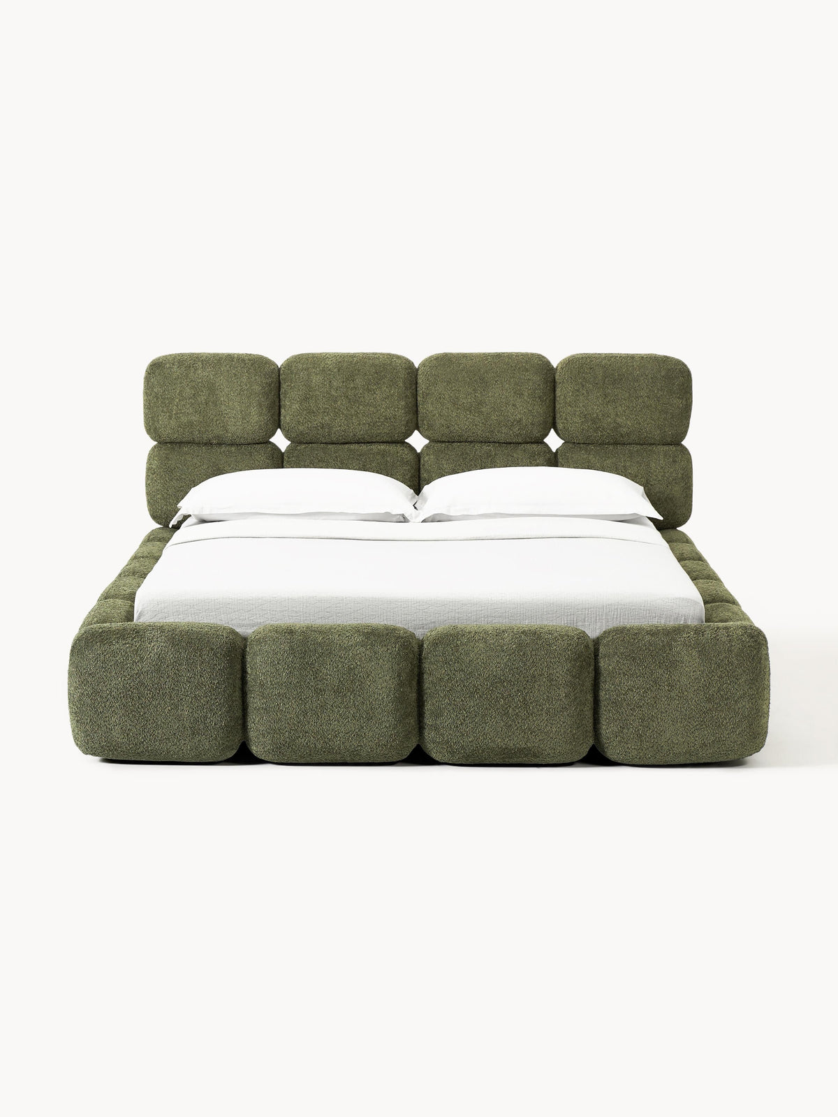 Taybergh Teddy Bouclé Upholstered Bed