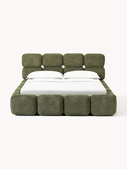 Taybergh Teddy Bouclé Upholstered Bed