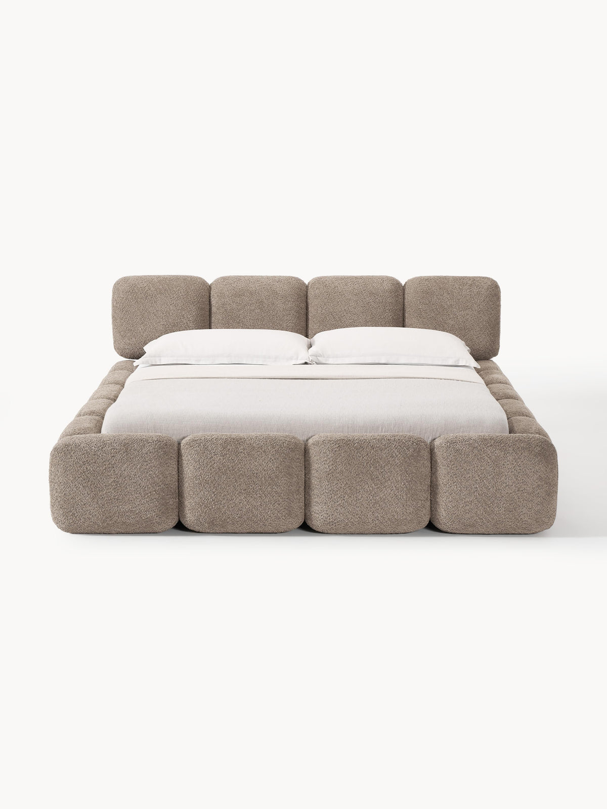Taybergh Teddy Bouclé Upholstered Bed