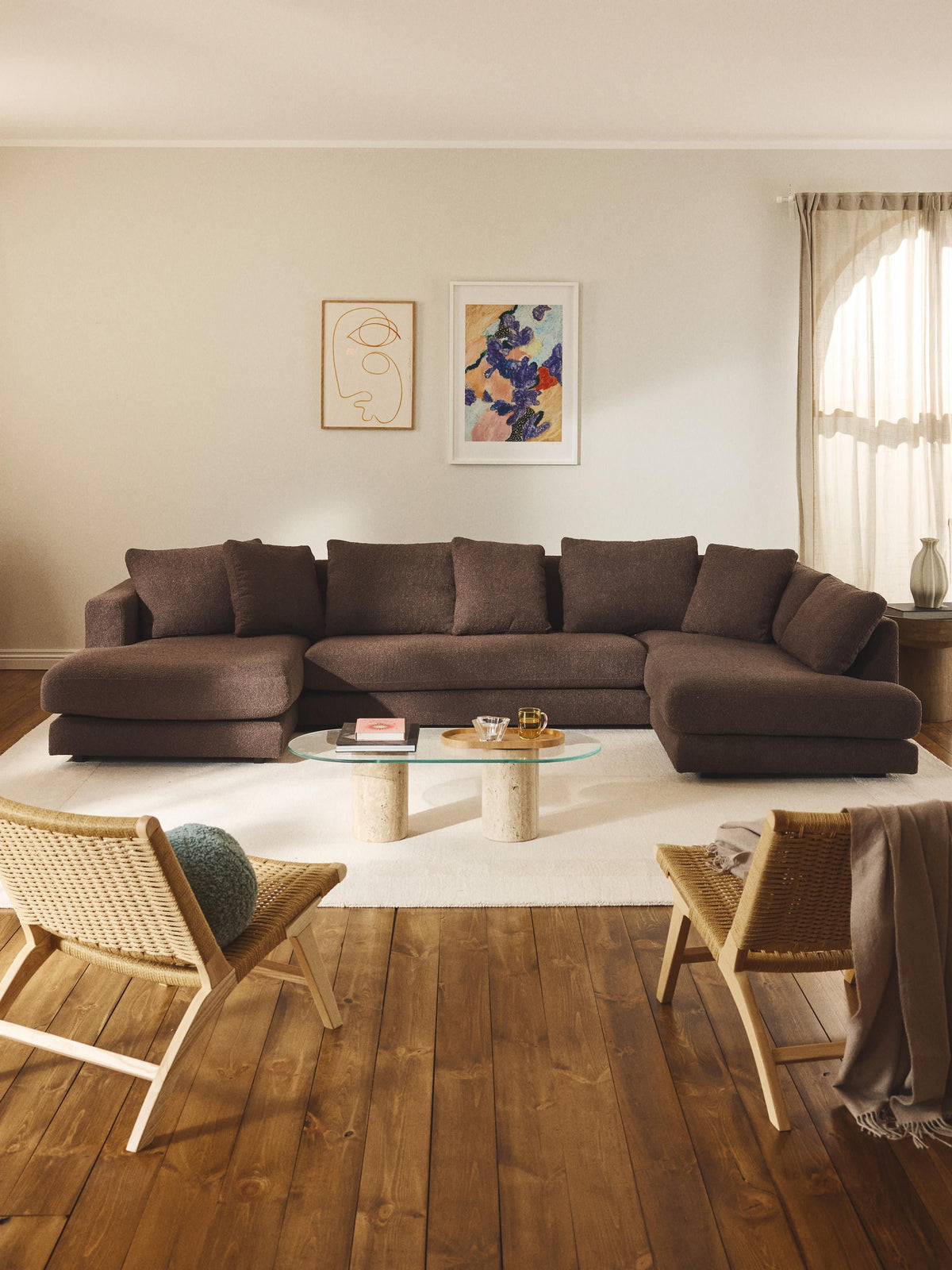 Tribwalde Bouclé XL Sofa