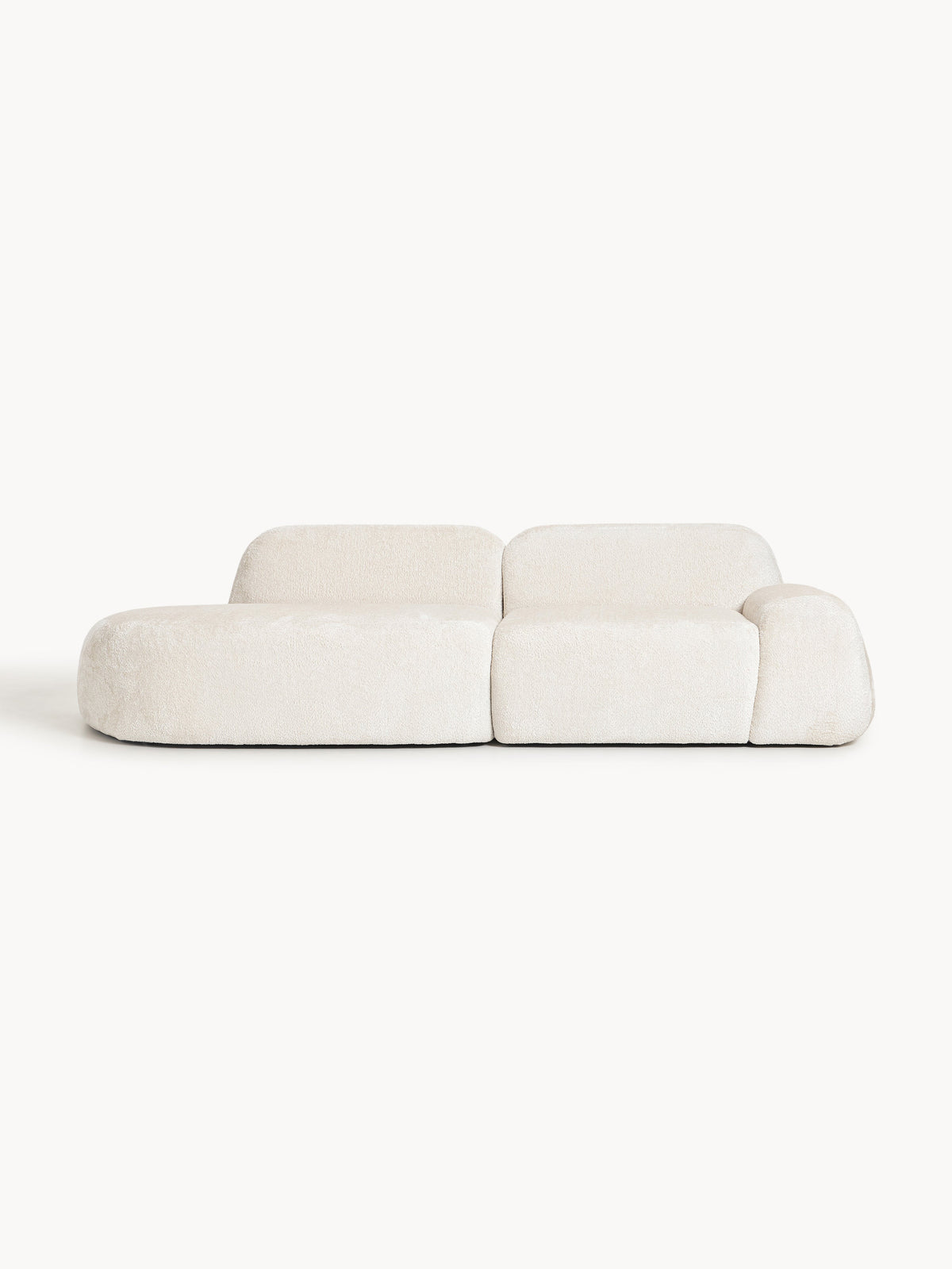 Wolkrath 3-Seater Modular Teddy Bouclé Chaise