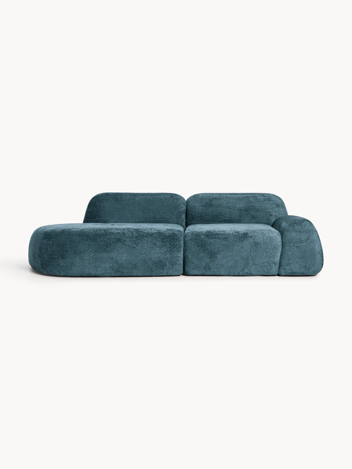Wolkrath 3-Seater Modular Teddy Bouclé Chaise