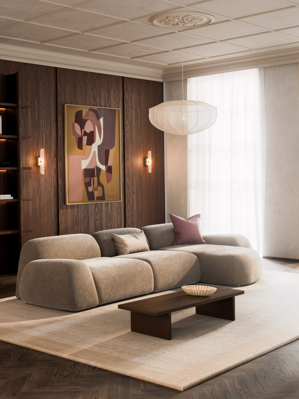 Wolkrath 4-Seater Modular Teddy Corner Sofa