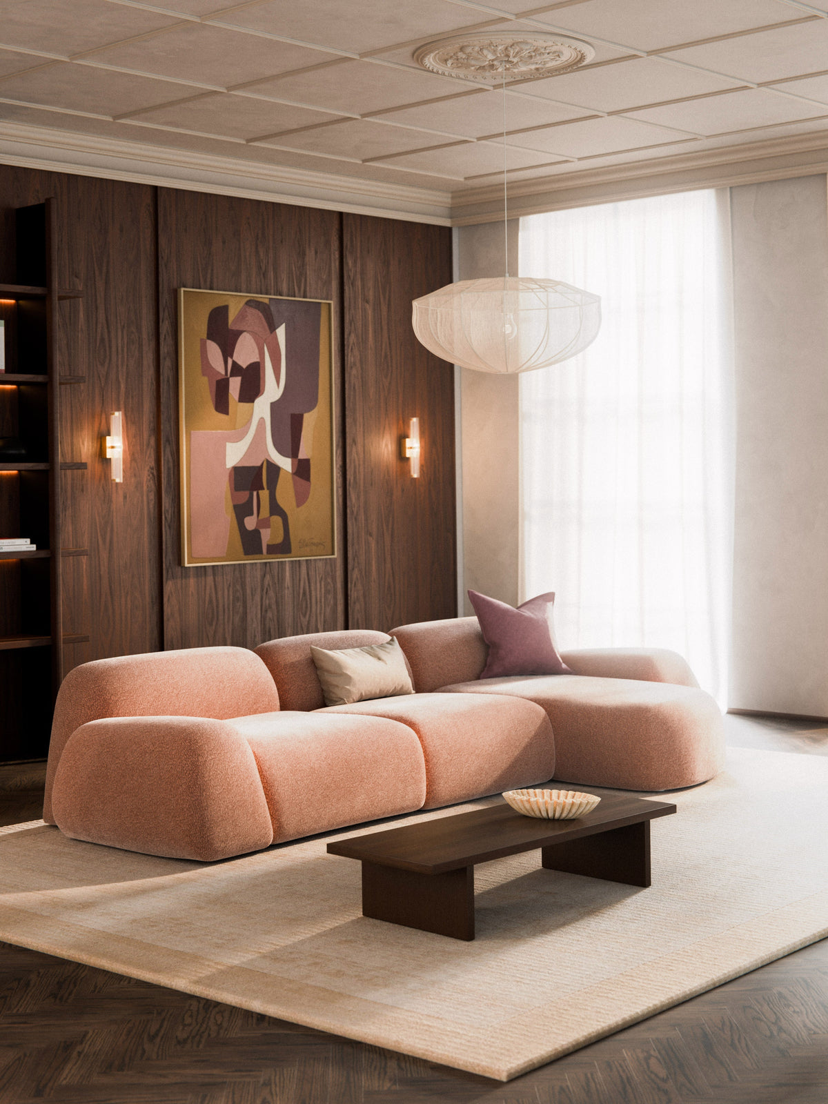 Wolkrath 4-Seater Modular Teddy Corner Sofa