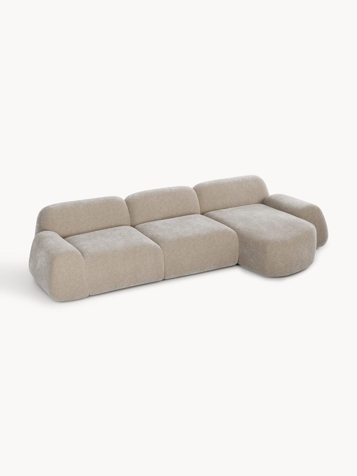 Wolkrath 4-Seater Modular Teddy Corner Sofa