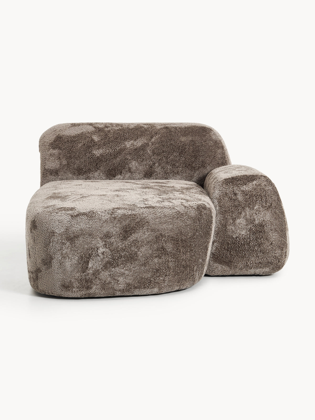Wolkrath Chaise in Teddy Bouclé
