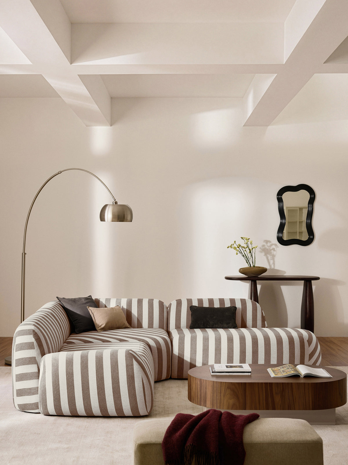 Wolkrath Chaise Module, Striped