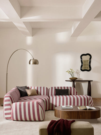 Wolkrath Chaise Module, Striped