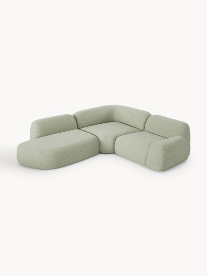 Wolkrath Modular Bouclé Corner Sofa (4-Seater) with Chaise Longue