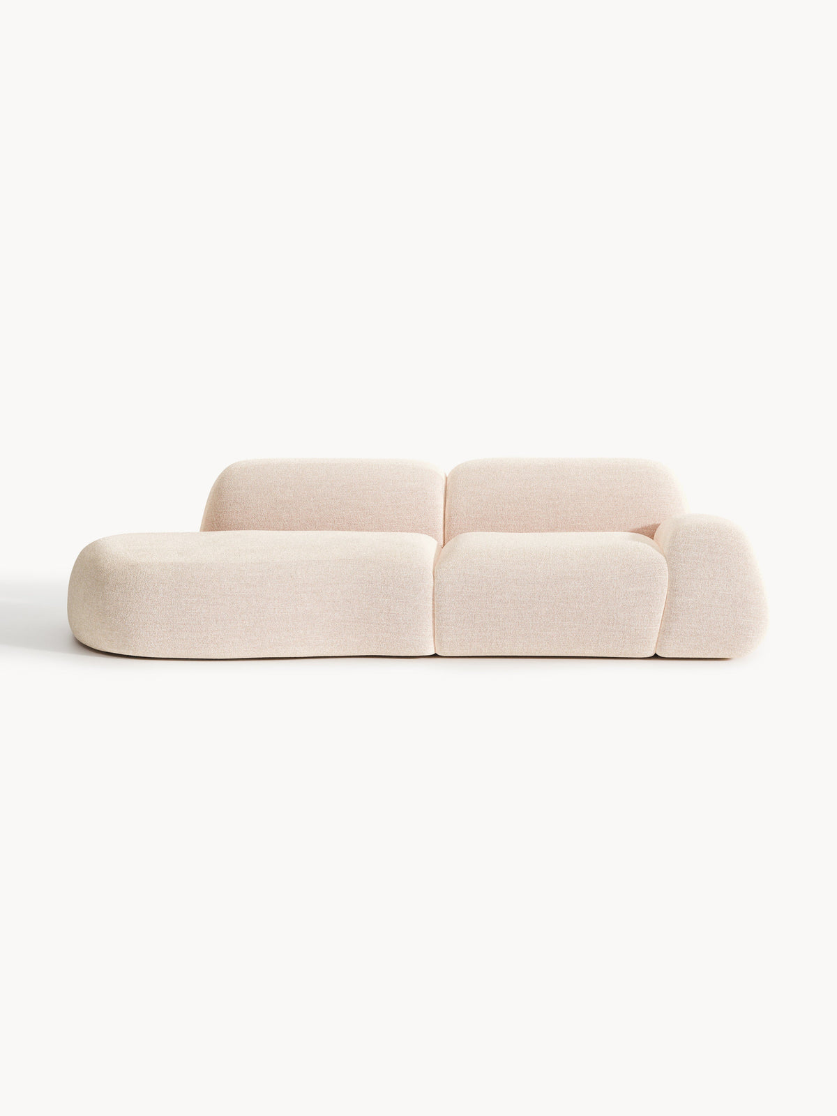 Wolkrath Modular Chaise in Bouclé (3-Seater)