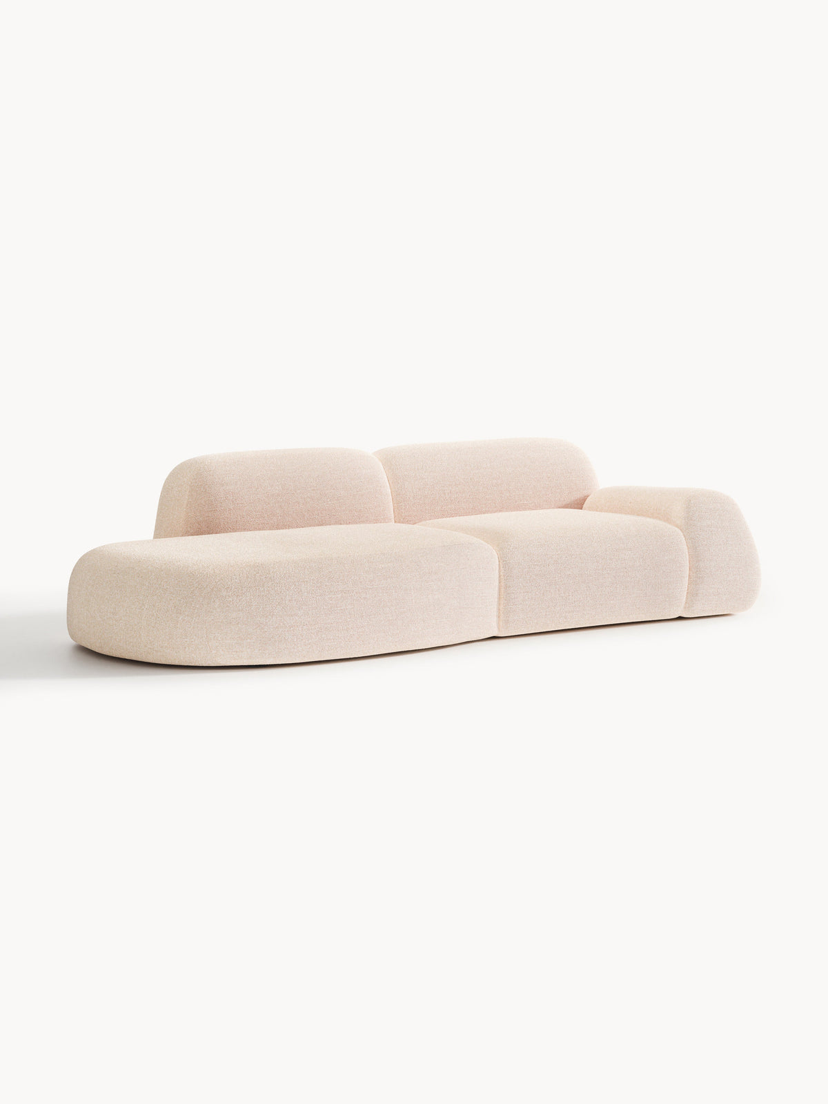 Wolkrath Modular Chaise in Bouclé (3-Seater)