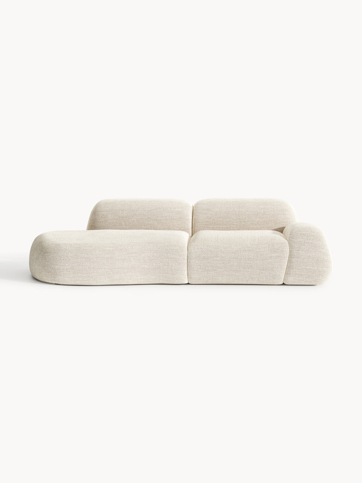 Wolkrath Modular Chaise in Bouclé (3-Seater)