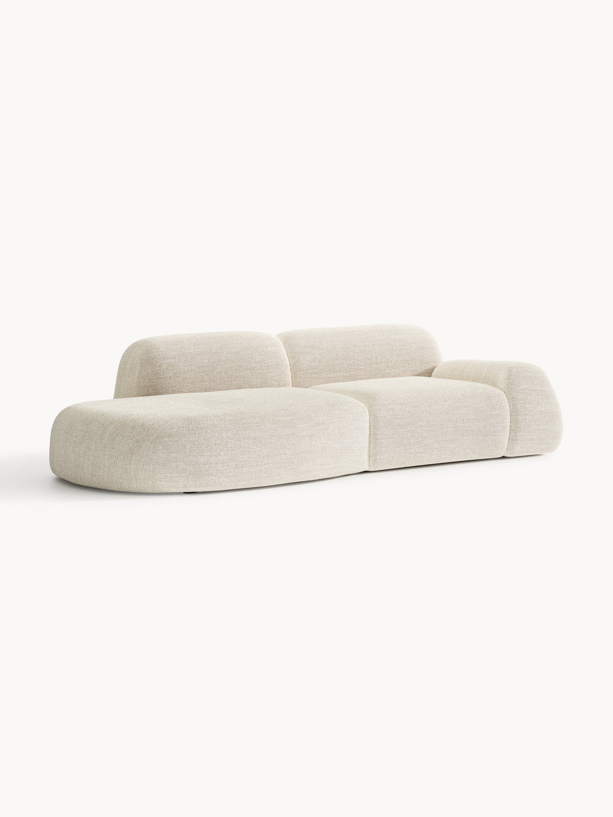 Wolkrath Modular Chaise in Bouclé (3-Seater)