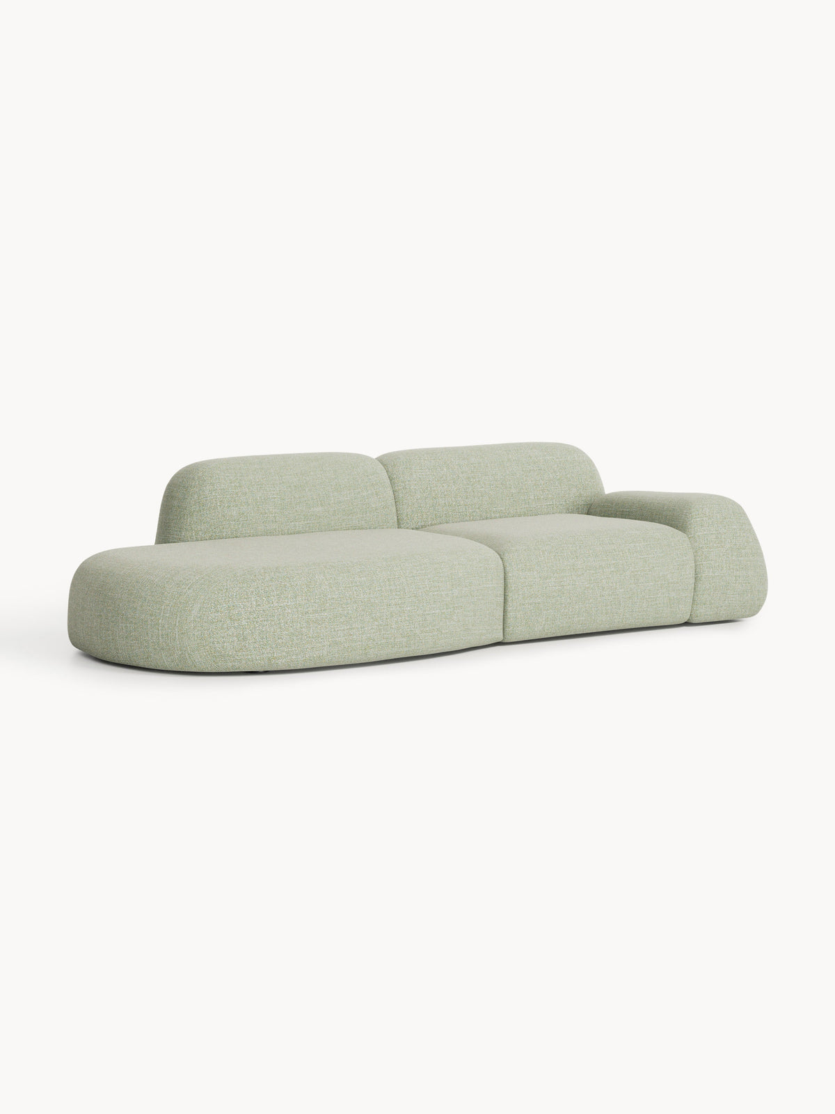 Wolkrath Modular Chaise in Bouclé (3-Seater)