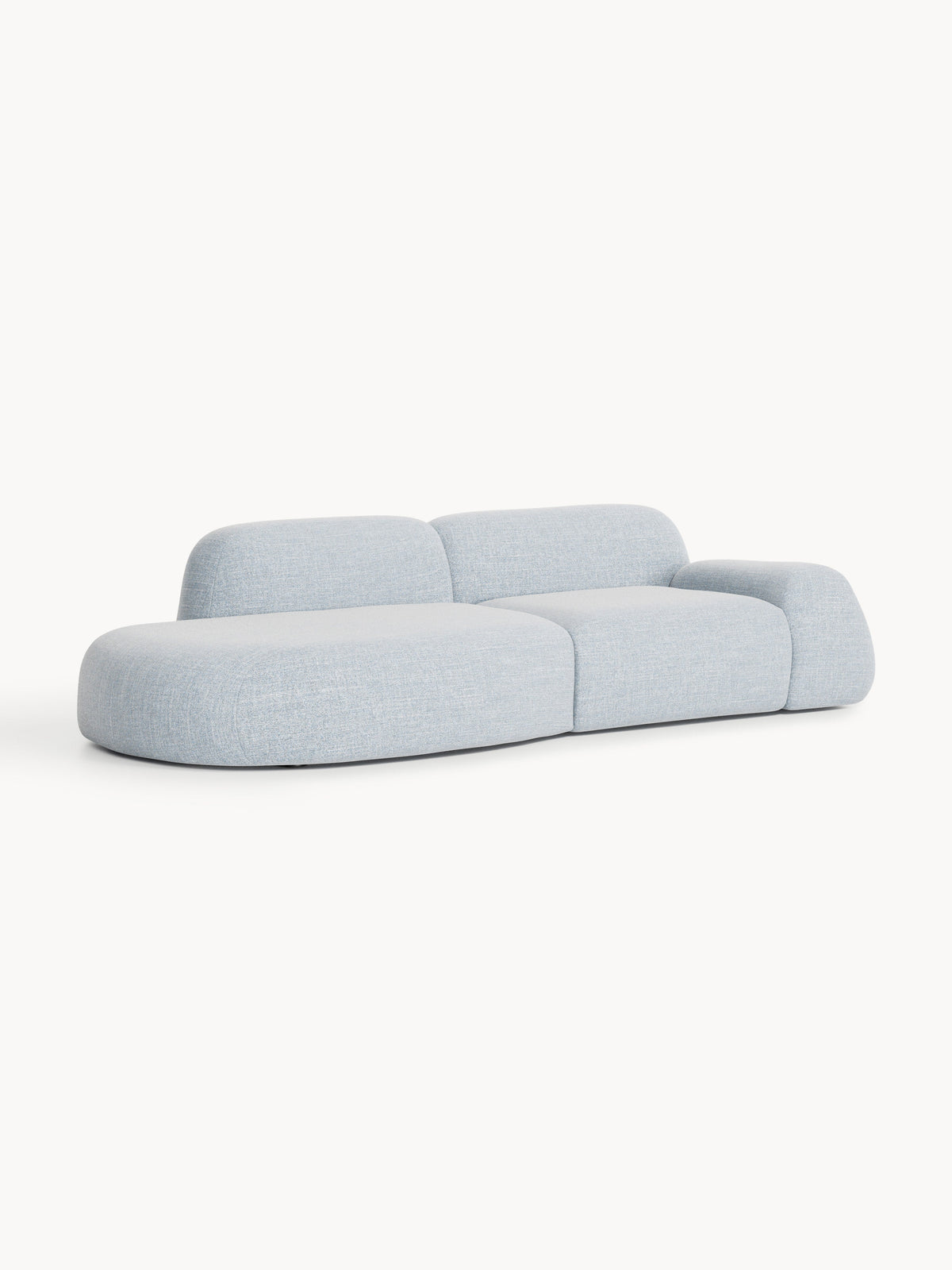 Wolkrath Modular Chaise in Bouclé (3-Seater)