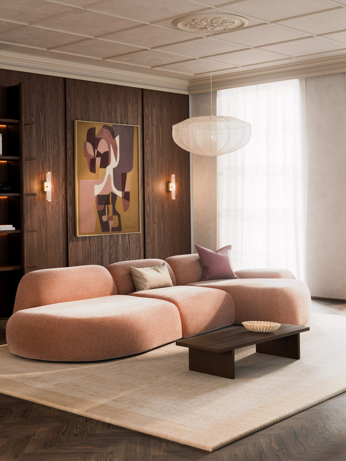 Wolkrath Modular Corner Sofa (4-Seater) with Chaise Longue